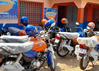 Bloc Libéral : les Coordinateurs fédéraux reçoivent un don de 10 motos