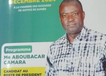 À quelques heures des élections du bureau exécutif de la Chambre nationale des huissiers, Me Aboubacar Camara affiche ses ambitions pour cette corporation une fois élu