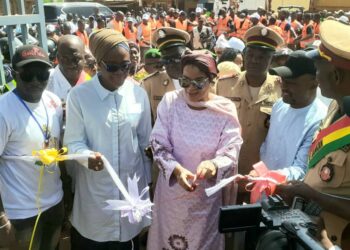 Kankan : inauguration par Mme la ministre de l’Enseignement Technique Aminata Kaba de la bibliothèque Lansinè Williams (BLW)