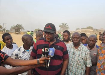 Le Ministre Kéamou Bogola Haba sur les terrains sportifs de N’zerekouré :  « Nous allons rapidement élaborer un plan pour leur réaménagement »