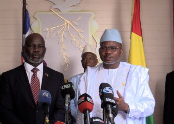 Vers la creation d’un parlement de Mano Riva : Dr Dansa Kourouma et ses paires reçoivent la délégation de la chambre des représentants du Liberia 