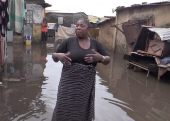 Dixinn : plusieurs concessions inondées dans le quartier Momo-Liberté