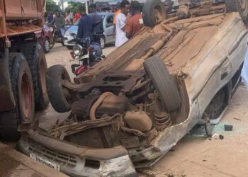 Accident sur la route de la T5 : un camion percute quatre véhicules