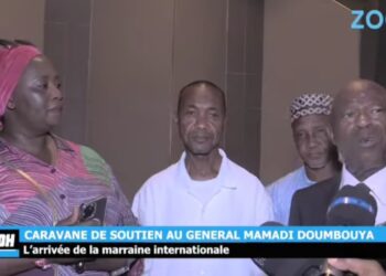 Caravane nationale à Siguiri : la marraine internationale mobilise la diaspora pour Général Mamadi Doumbouya