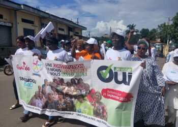Référendum constitutionnel: les Femmes de l’Associations Afes-Guinée invitent la population à voter oui le 21 septembre