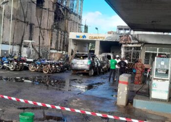 Un incendie ravage la station Total Énergie de Cosa : d’importants dégâts matériels enregistrés