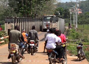 Pont métallique de Faranah : les habitants saluent l’action des autorités guinéennes