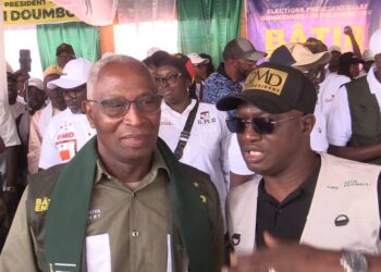 Siguiri : le ministre Laye Sékou aux côtés du directoire de campagne pour une mobilisation de grande envergure. 