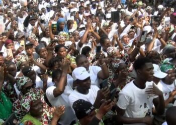 Soutien au candidat de la GMD: les Femmes du marché en première ligne