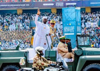 Stade Lansana Conté de Nongo: c’est fait, le président Mamadi Doumbouya est investi pour un mandat de sept ans
