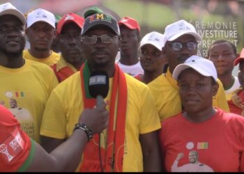 Forte mobilisation de la structure RASDN à l’investiture de Mamadi Doumbouya: “Dixinn a mobilisé 20 bus…”, déclare Charles Mohamed Kolié