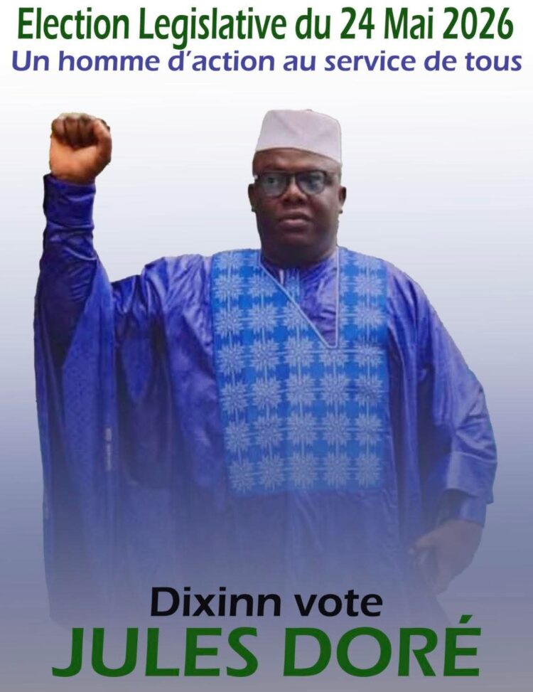Élections législatives : à Dixinn, Jules Doré affiche ses ambitions
