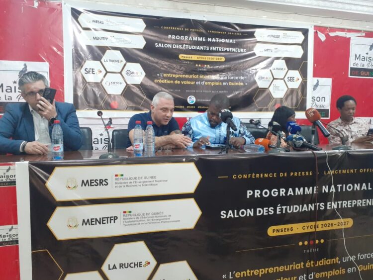 Guinée : Le Salon des Étudiants Entrepreneurs passe à l&rsquo;échelle supérieure avec le PNSEE6