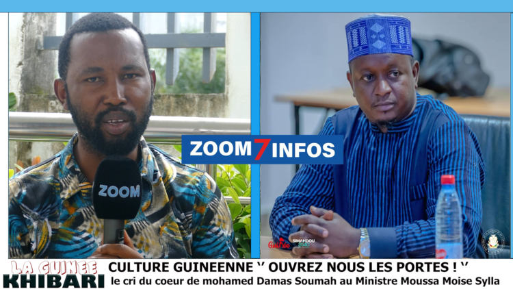 CULTURE GUINÉENNE : « OUVREZ-NOUS LES PORTES ! », LE CRI DU CŒUR DE MOHAMED DAMAS SOUMAH AU MINISTRE MOUSSA MOÏSE SYLLA